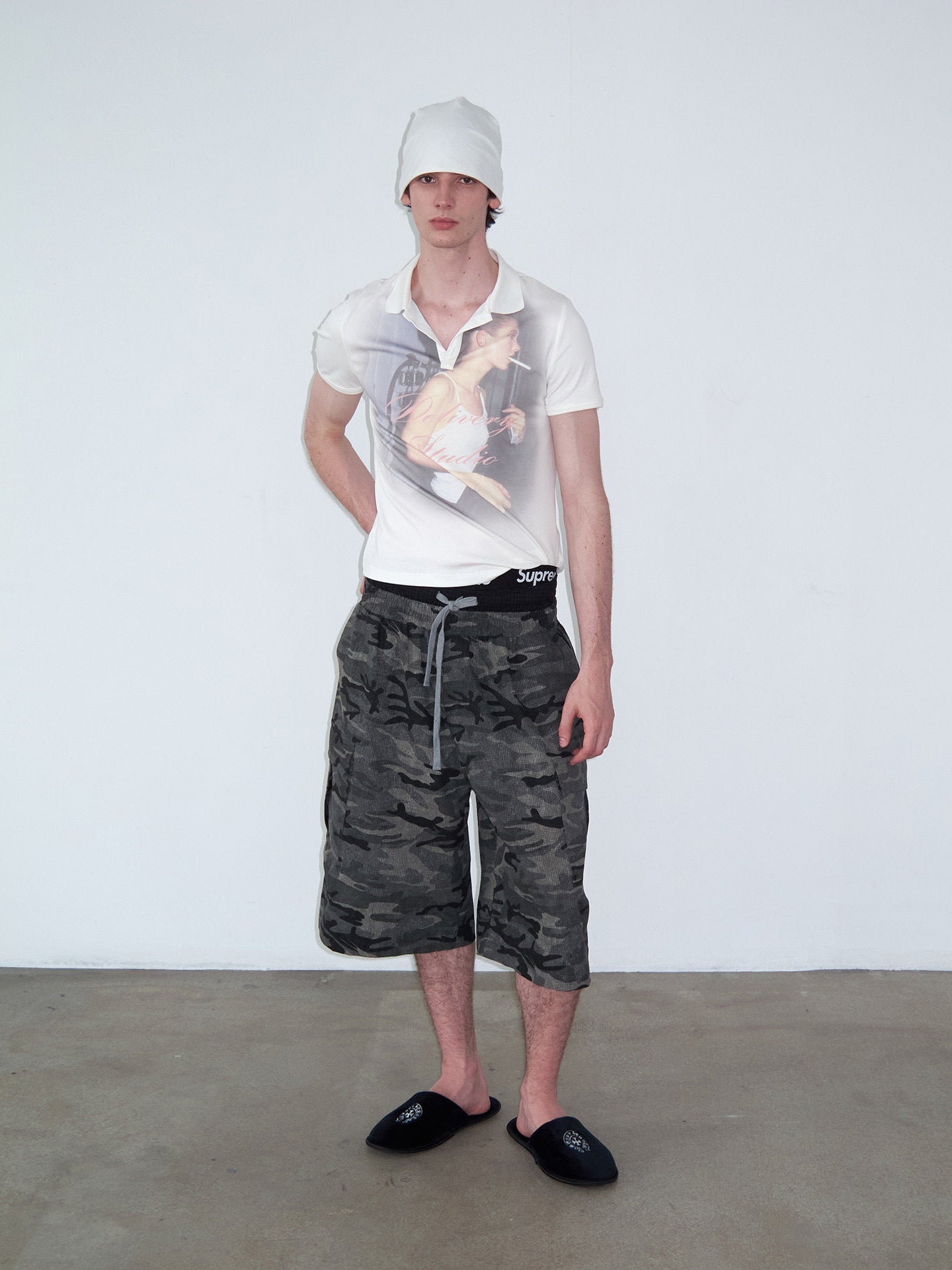 Vintage Millennium Printed Polo Shirt