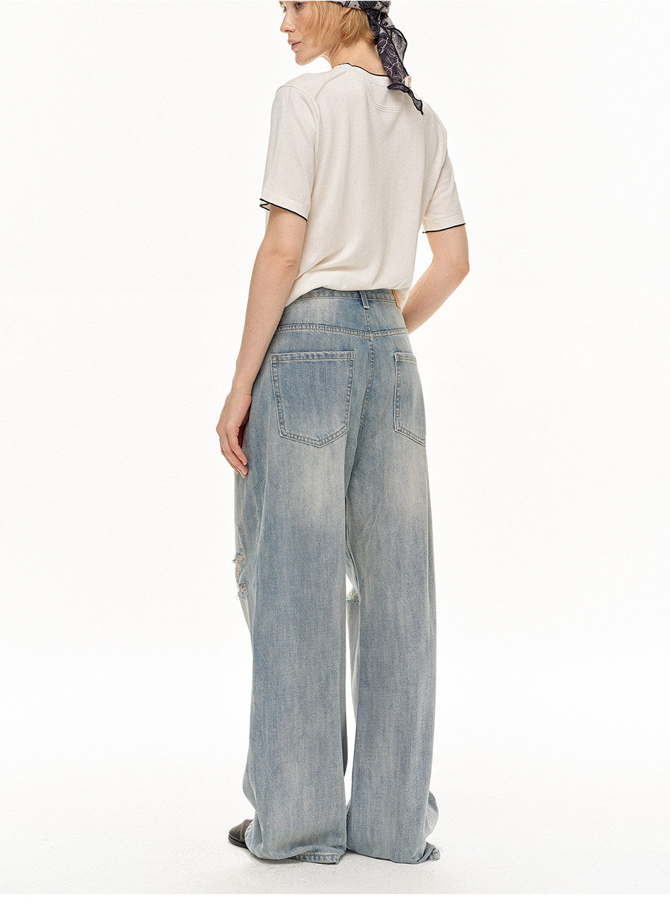 Unisex Loose Straight-Fit Jeans