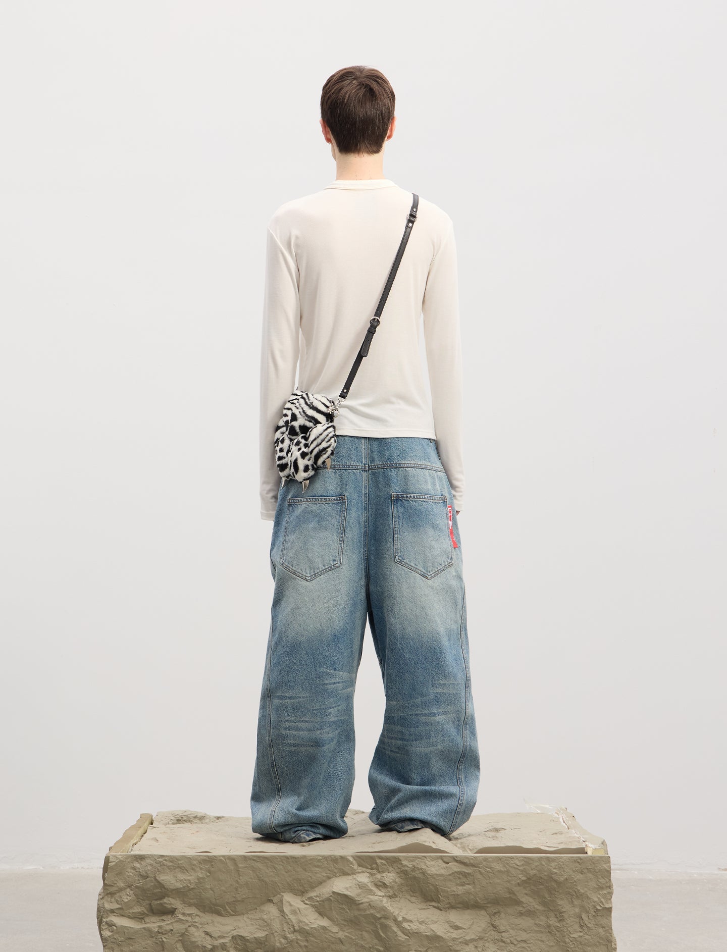 Heavy-Duty Distressed Jeans