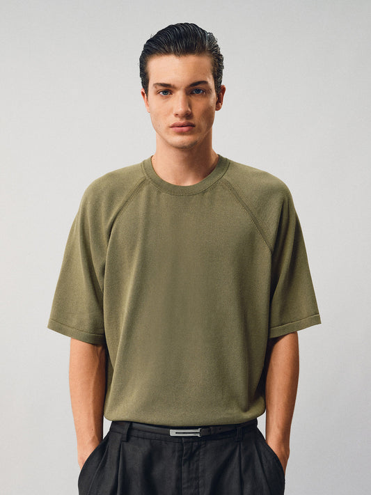 Washi-Blend Raglan T-Shirt