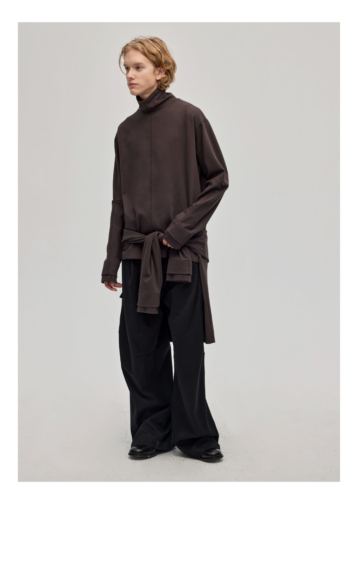 High Collar Thick T-Shirt