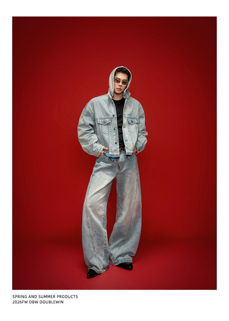 Gradient Denim Pants