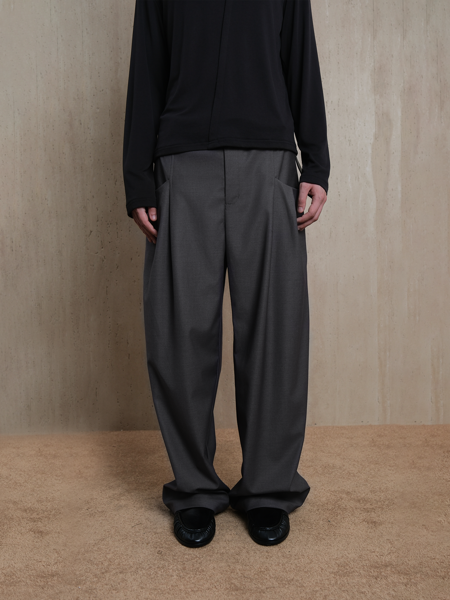 Side Pocket Wide Leg Pants