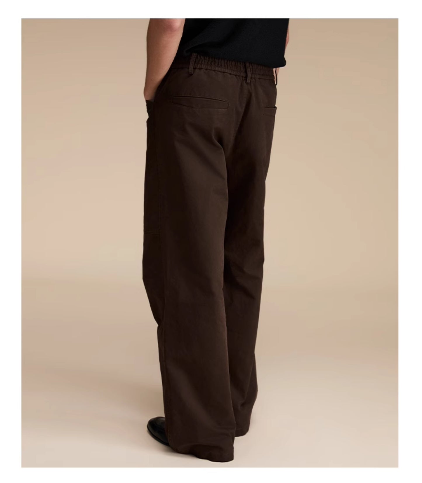 Retro wash casual pants