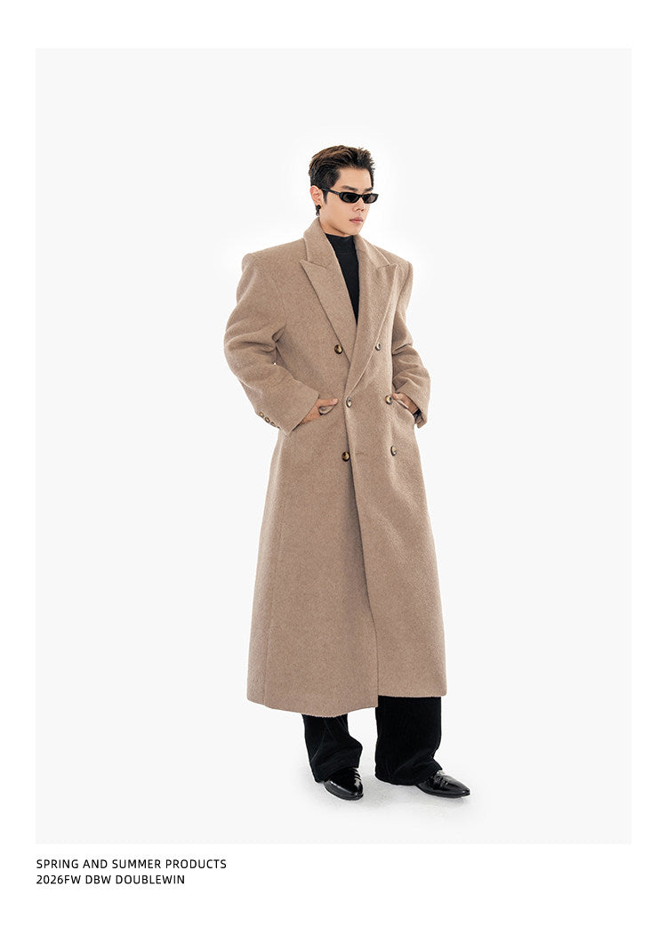 Simple Wool Long Coat