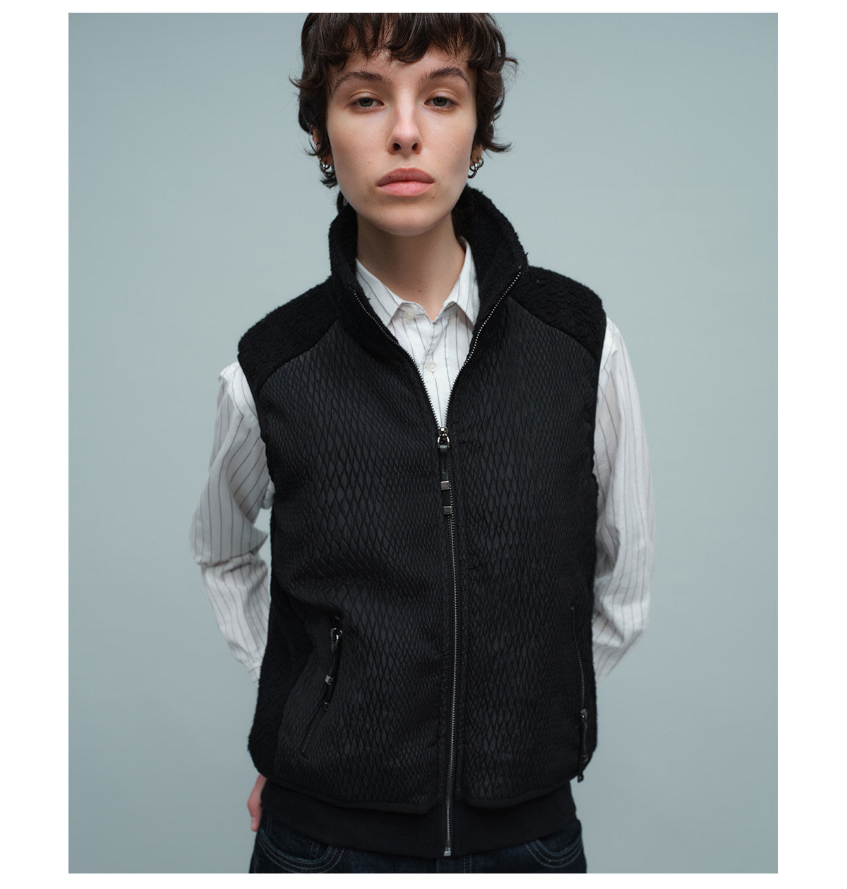 Crepe-Blend Vest