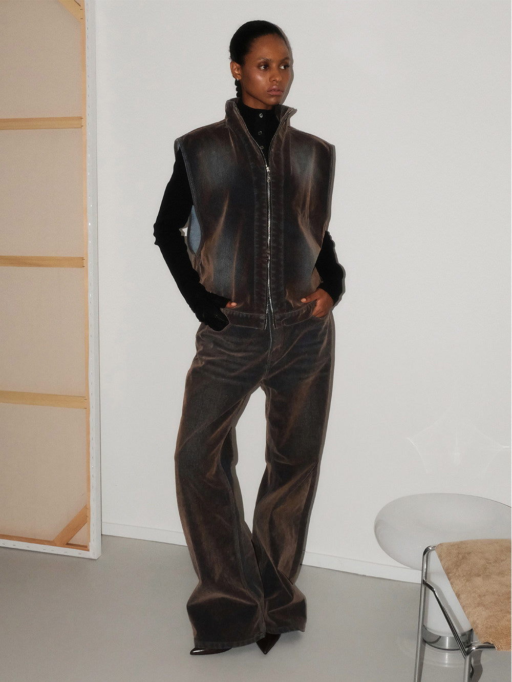 Unisex Straight Jeans