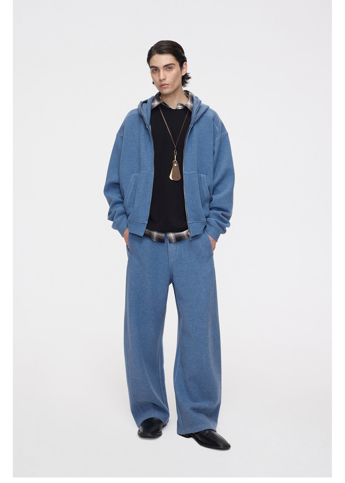 Air Layer-Style Hooded Sweatshirt
