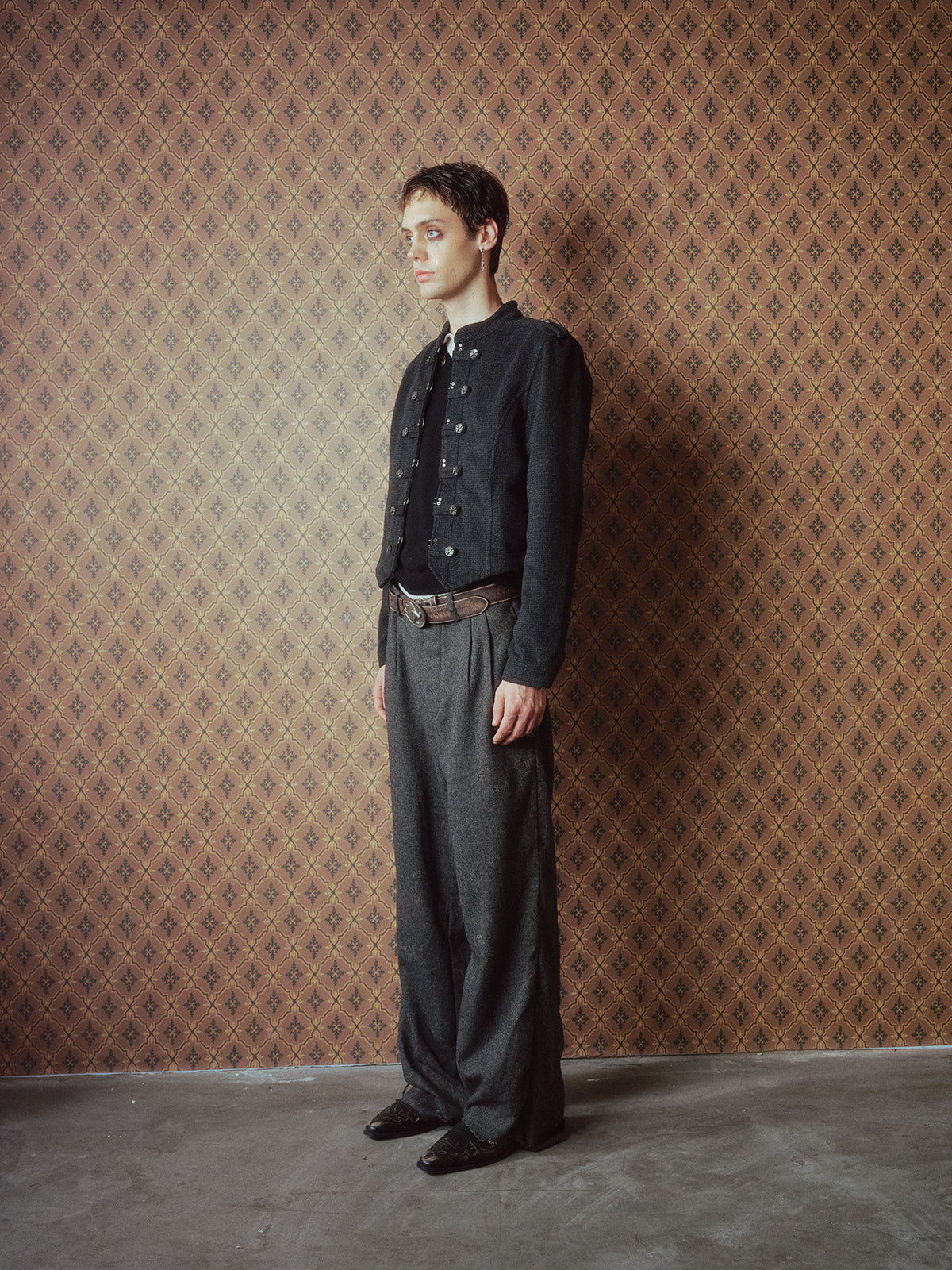 Napoleon Breasted Cropped Jacket