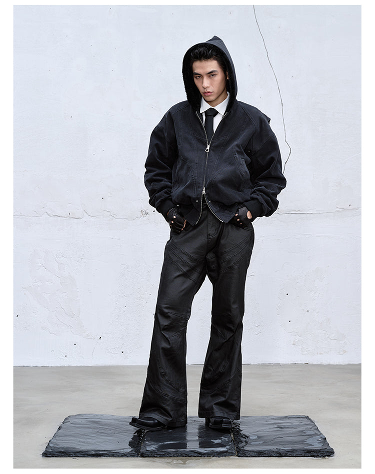 Heavy Canvas Mink Fur Jacket