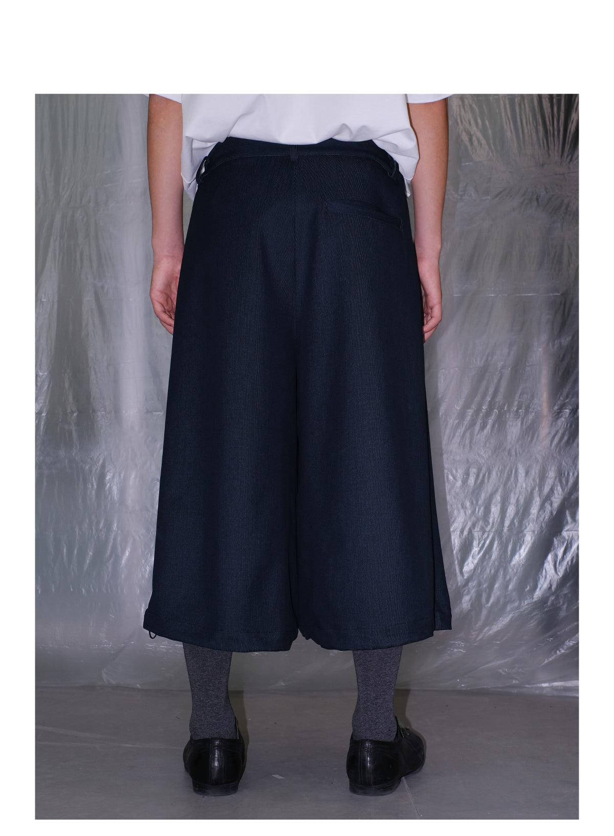 Drawstring Cropped Pants
