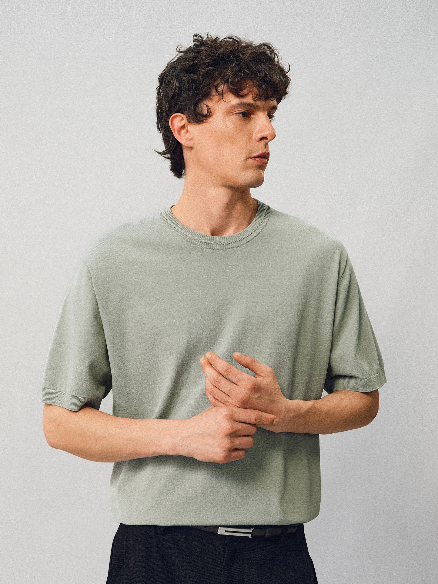 Jacquard Knit Shirt