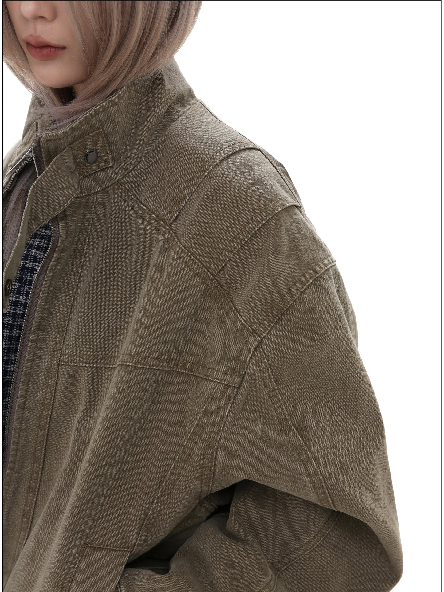 Washed and Damaged Heavyweight Jacket