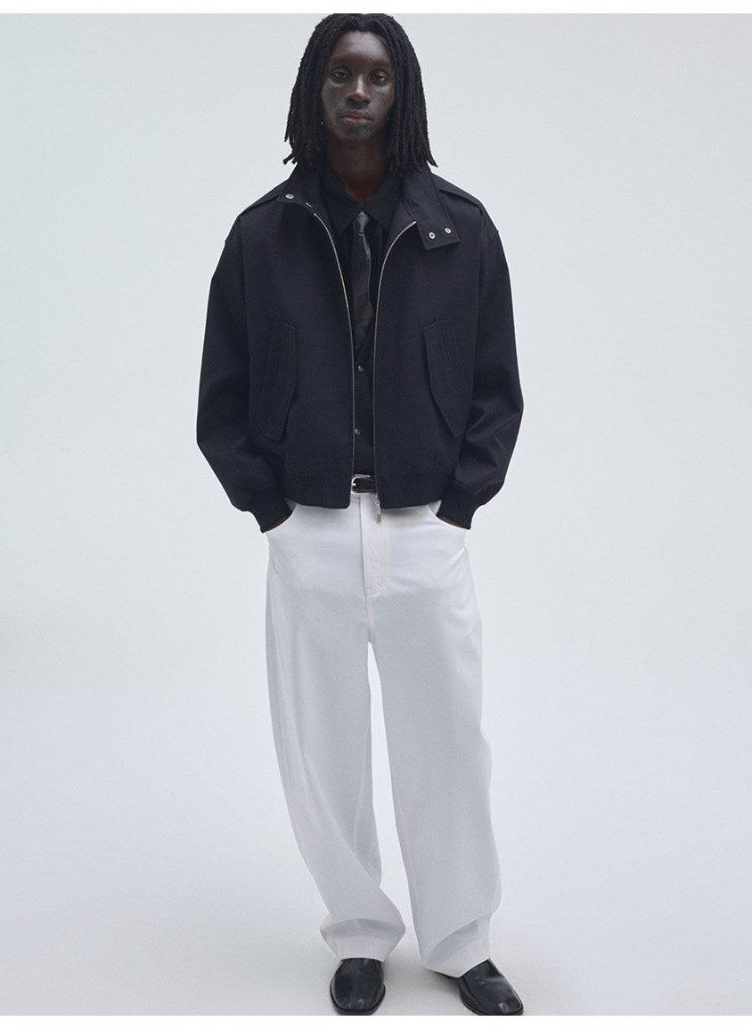 Double-Pocket Classic Harrington Jacket