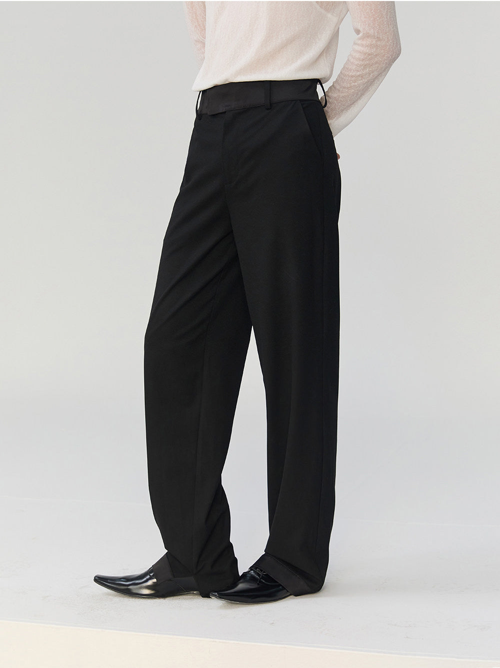 Gender-Neutral Waist Panel Casual Pants