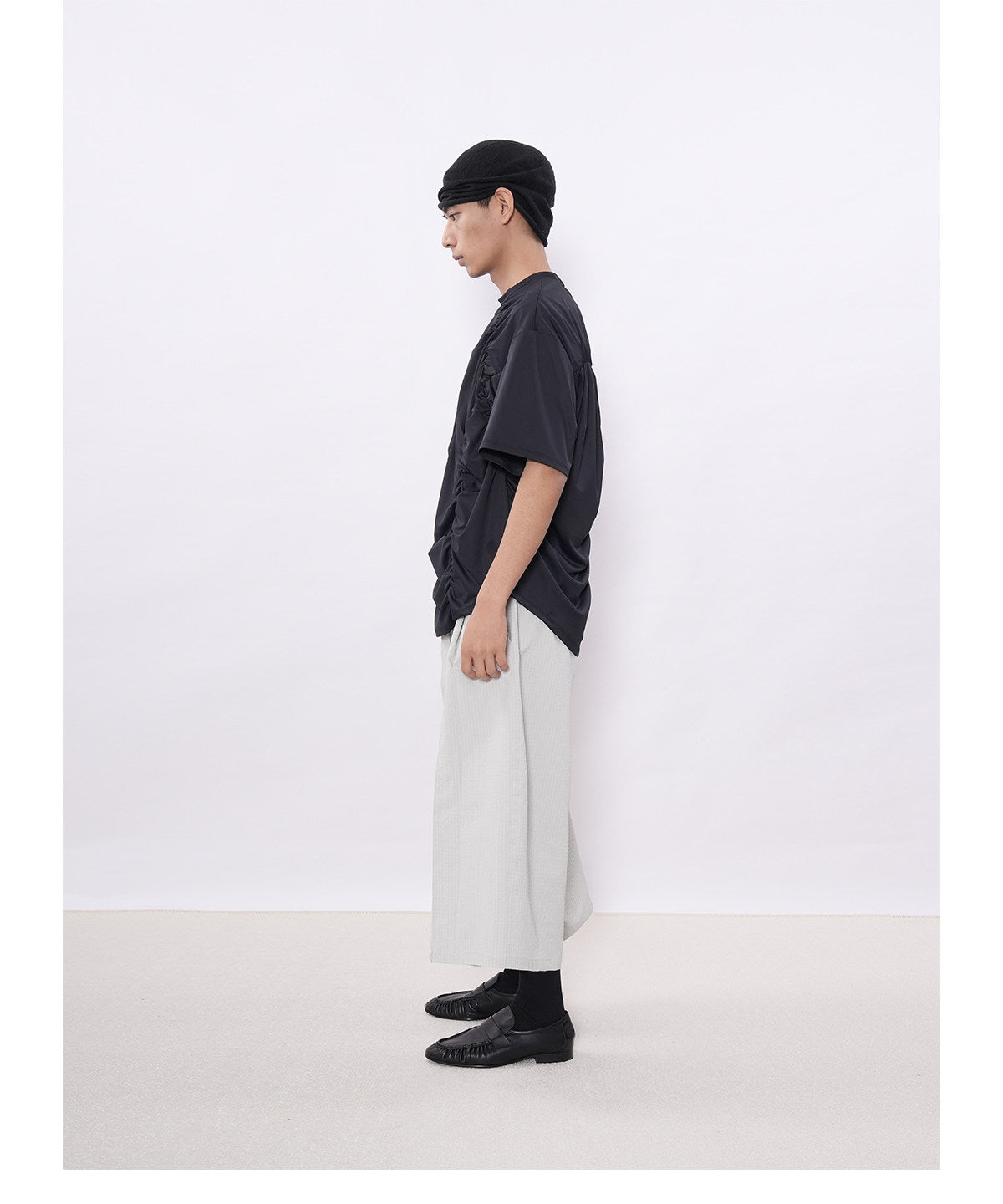Pleated Workout T-Shirt