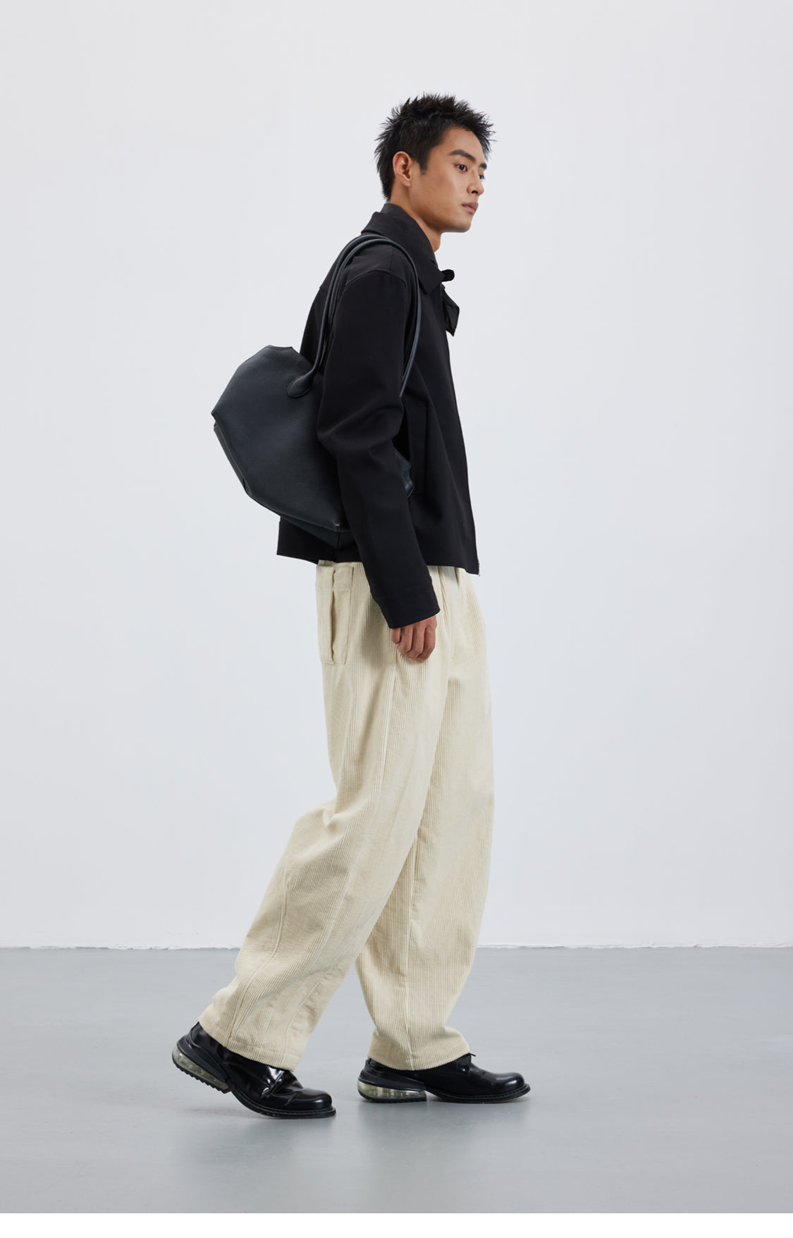 Wool-blend classic jacket