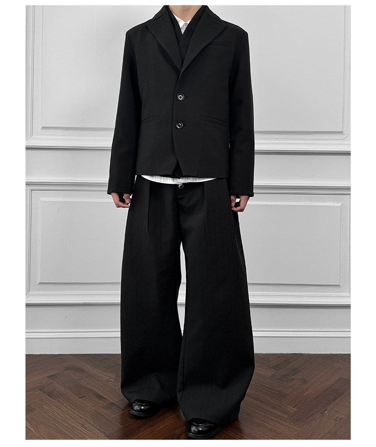 Faux Two-Piece Stylish Jacket
