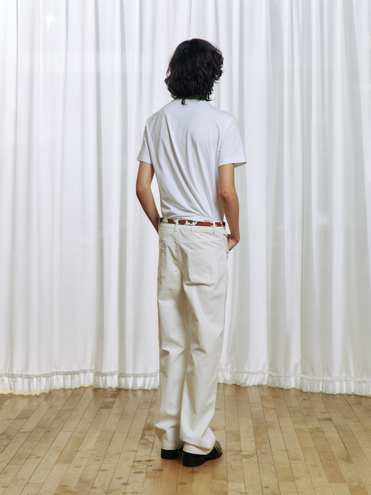 Rhinestone Stud Casual Pants