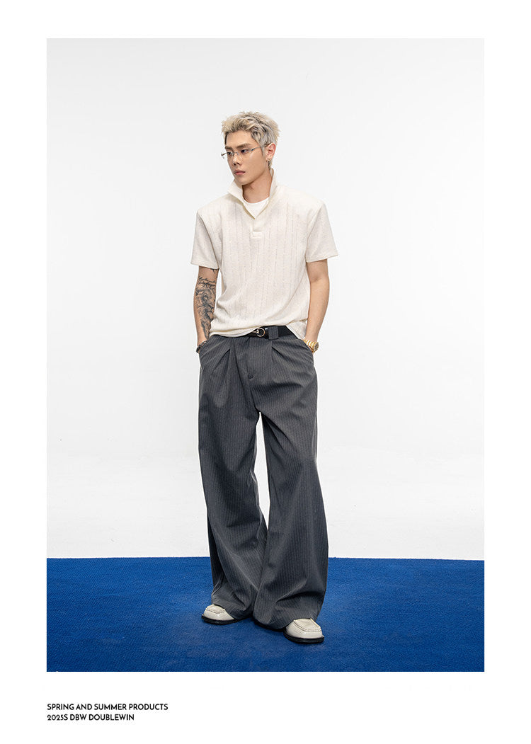 Faux Two-Piece Polo Shirt