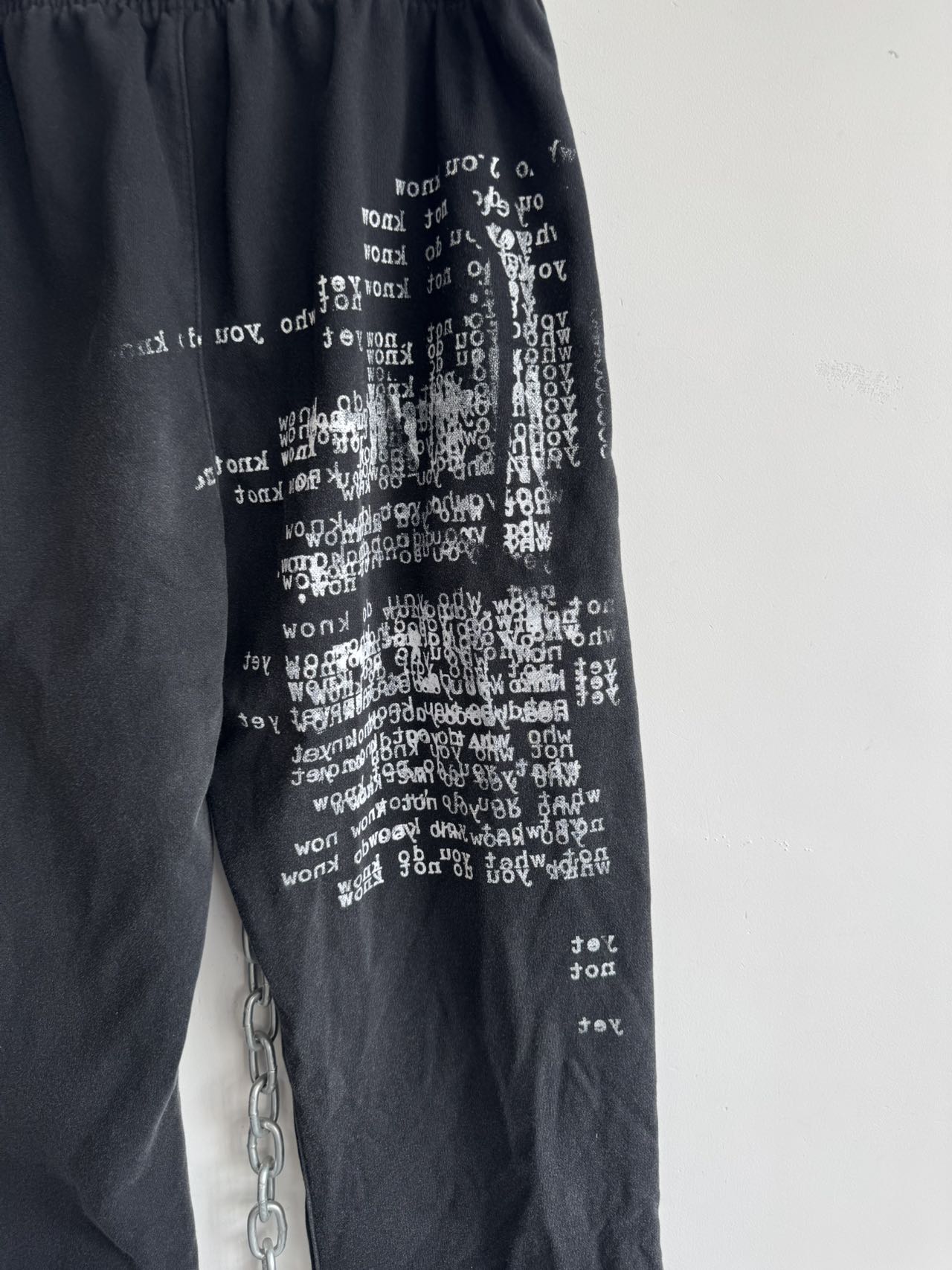 Spray-dyed unisex sweatpants
