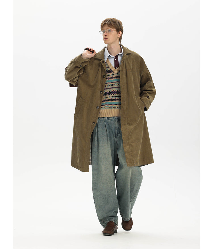 Reversible Corduroy Coat