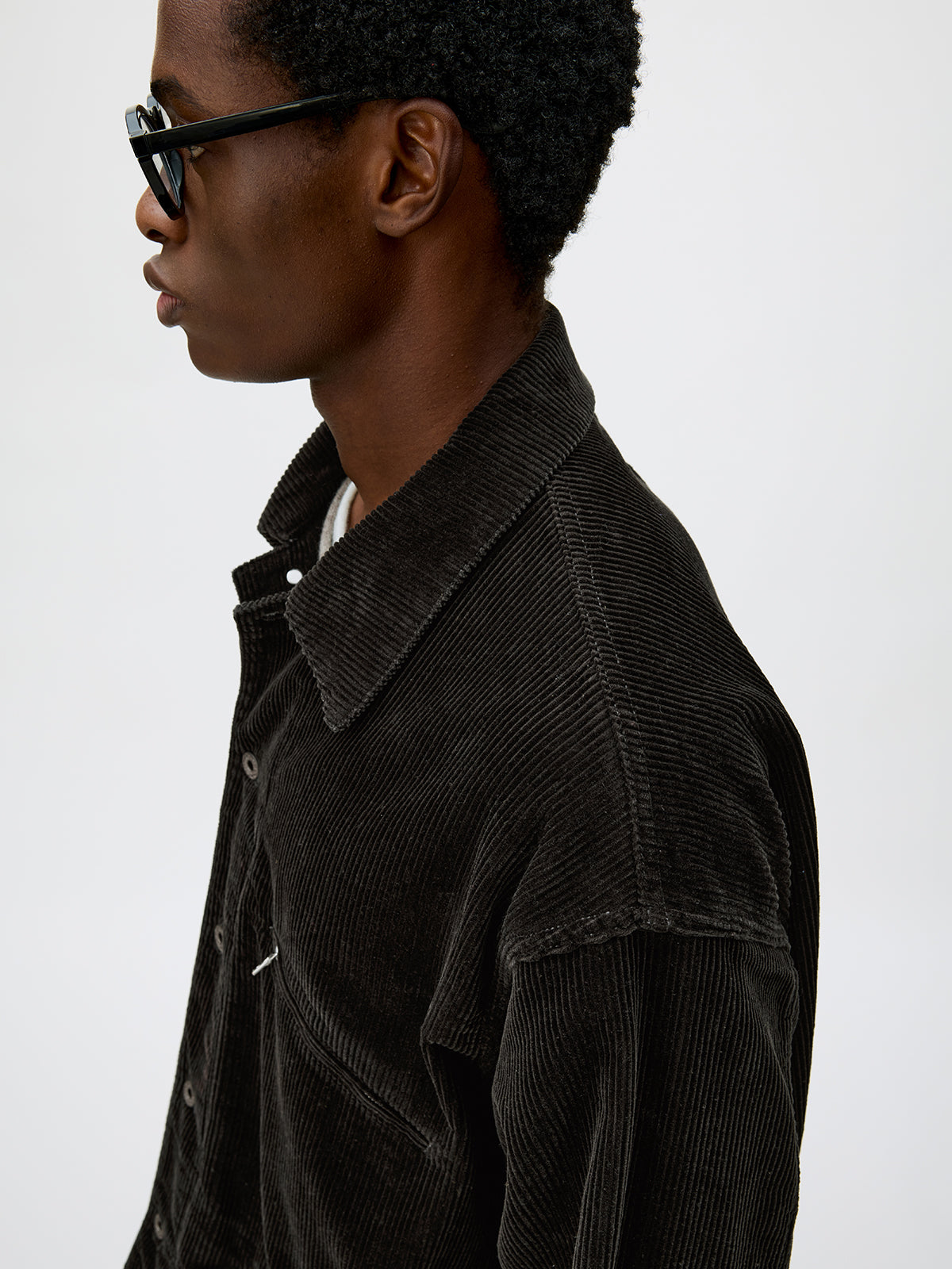 Wash-processed Cotton Corduroy Jacket