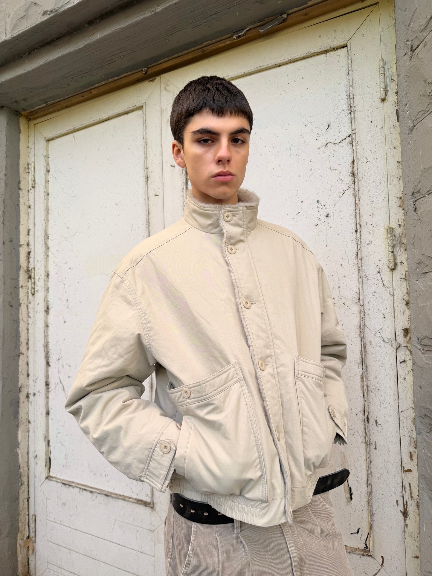Fox Fur Padded Jacket