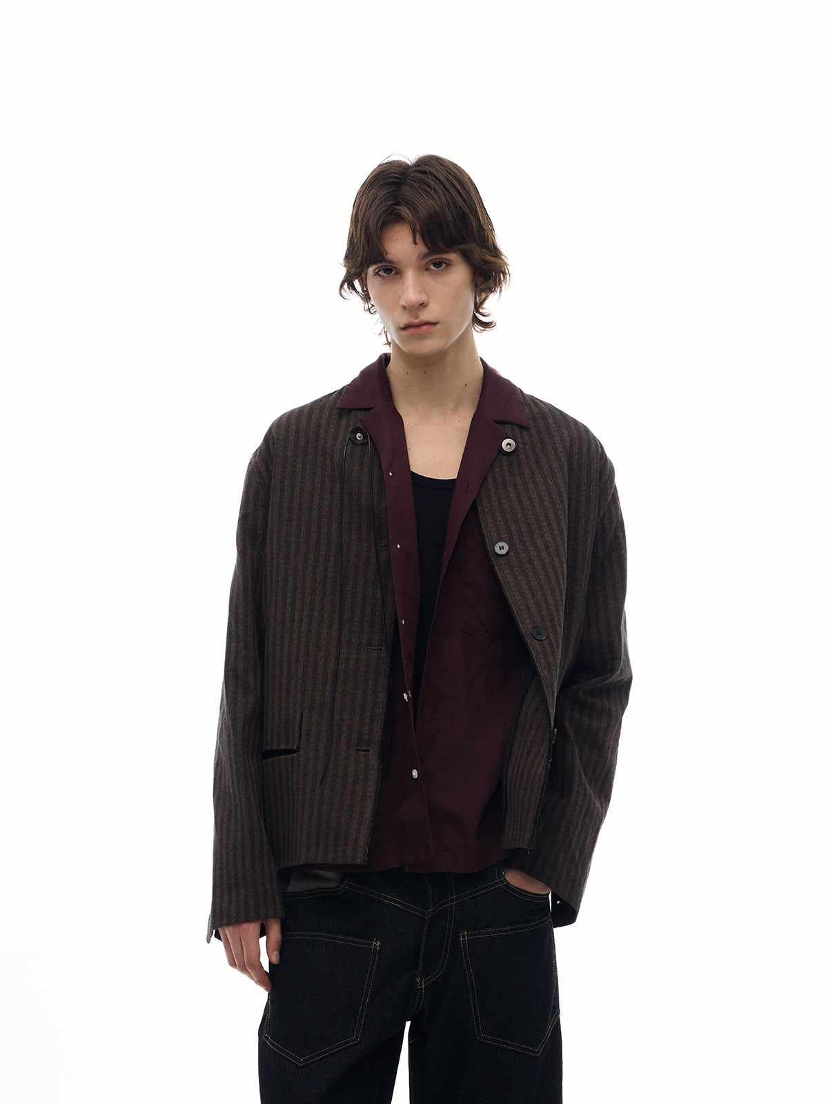 Striped Patchwork Jacket