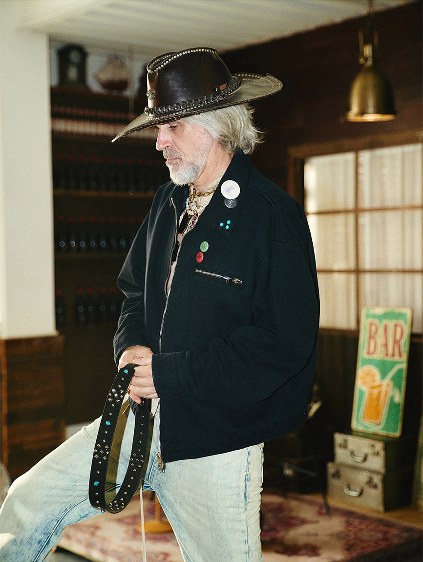 Vintage lapel washed jacket