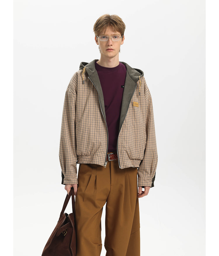 Reversible Checked Jacket