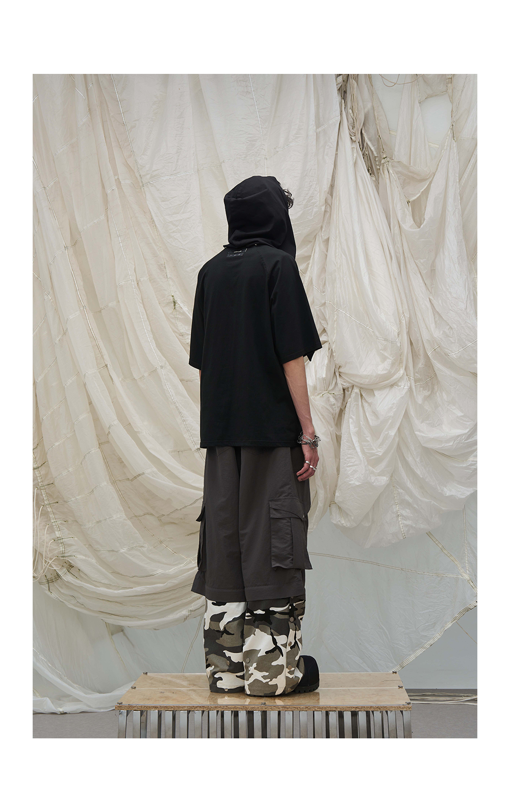 Detachable camouflage workwear casual pants