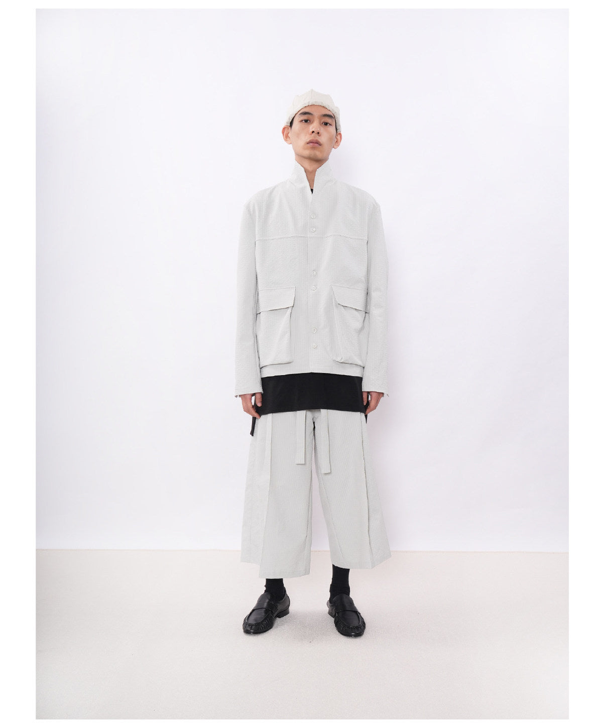 Oversized Jacket with 3D Pockets