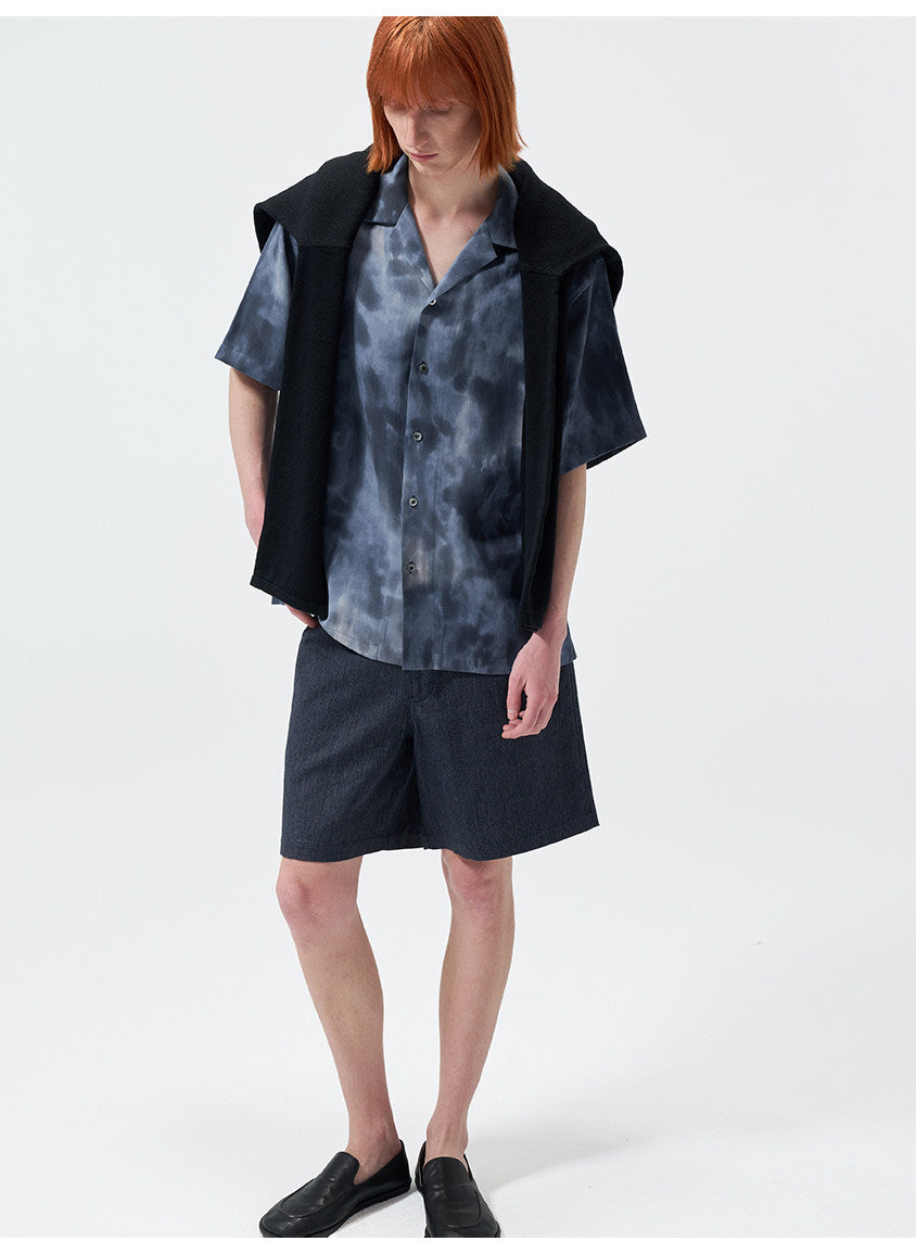 Printed Slit Shirt
