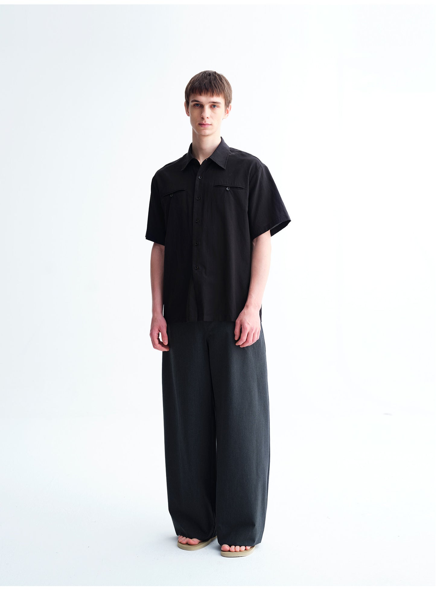 Shirt with Chest Pocket Design