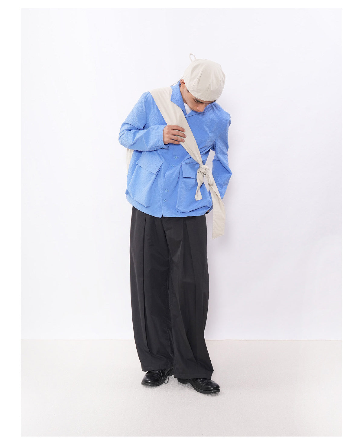 Oversized Jacket with 3D Pockets
