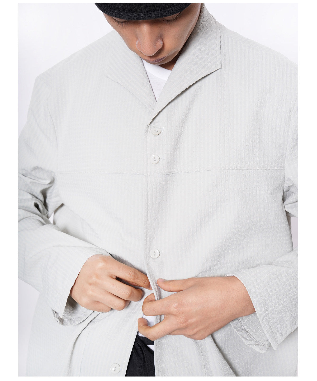 Oversized Jacket with 3D Pockets