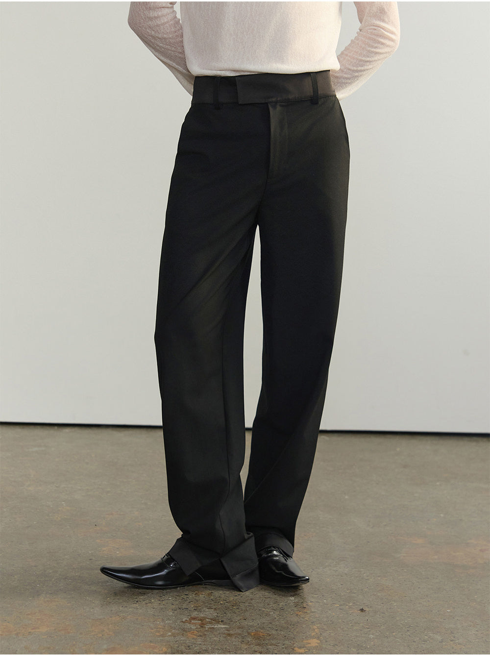 Gender-Neutral Waist Panel Casual Pants