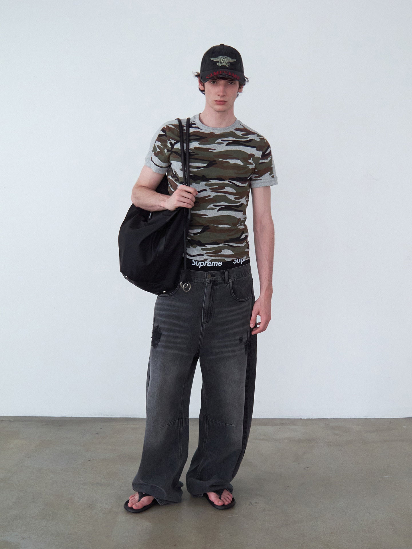 Camouflage Crew Neck T-Shirt