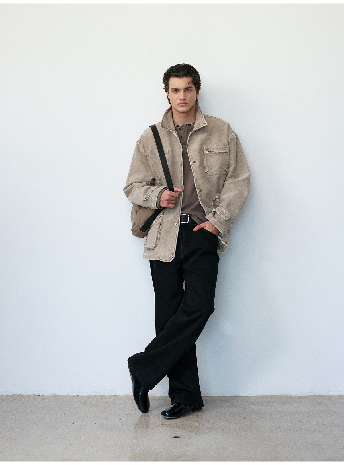 String-Dyed Slim-Fit Jeans