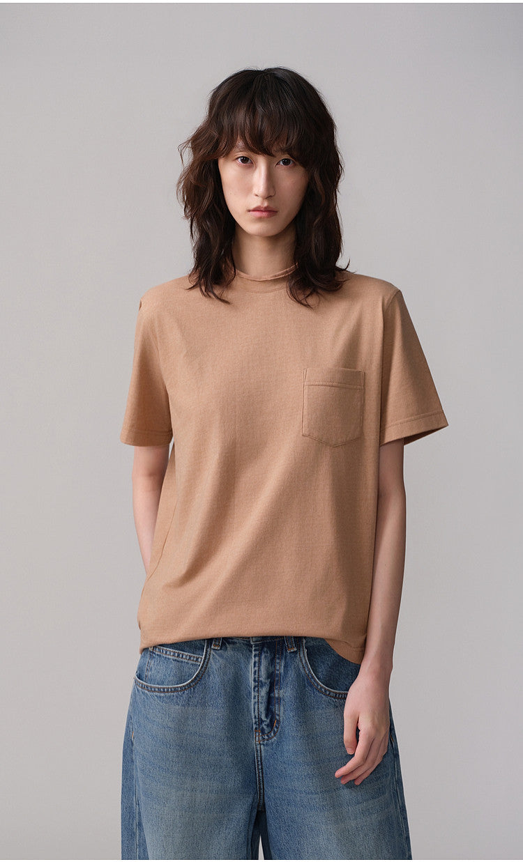 Pocket Round-Neck T-Shirt