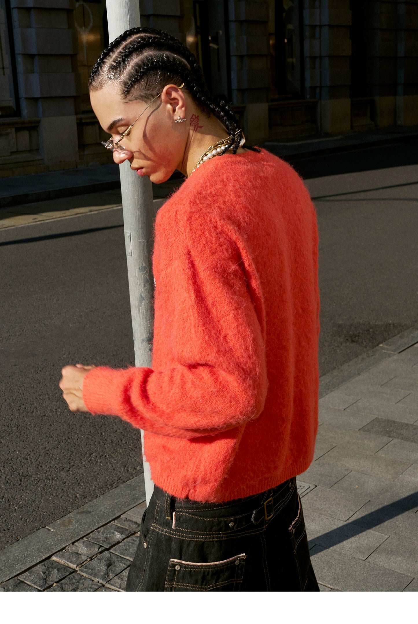 Wool Blend V-Neck Knit