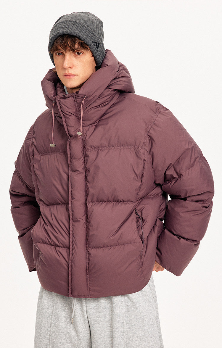 Warm Lightweight Down Jacket with Hood
