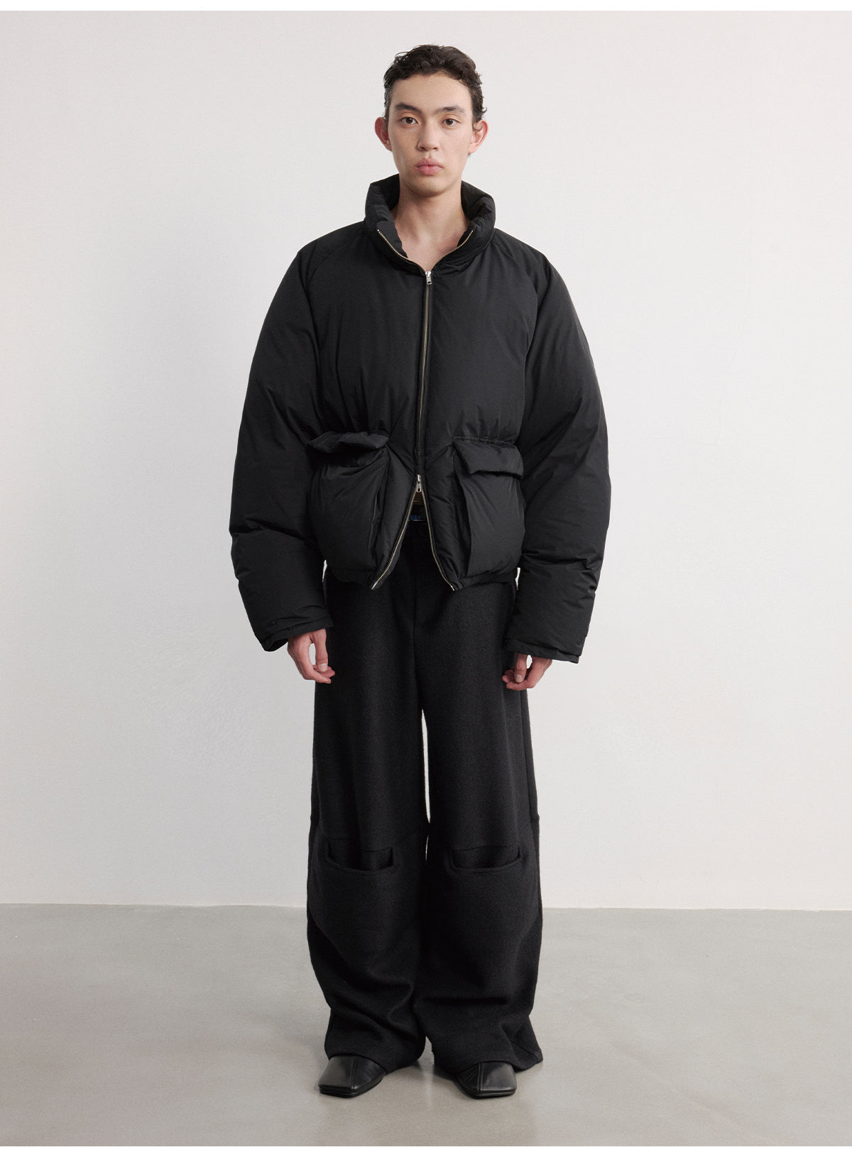 Drawstring Down Jacket