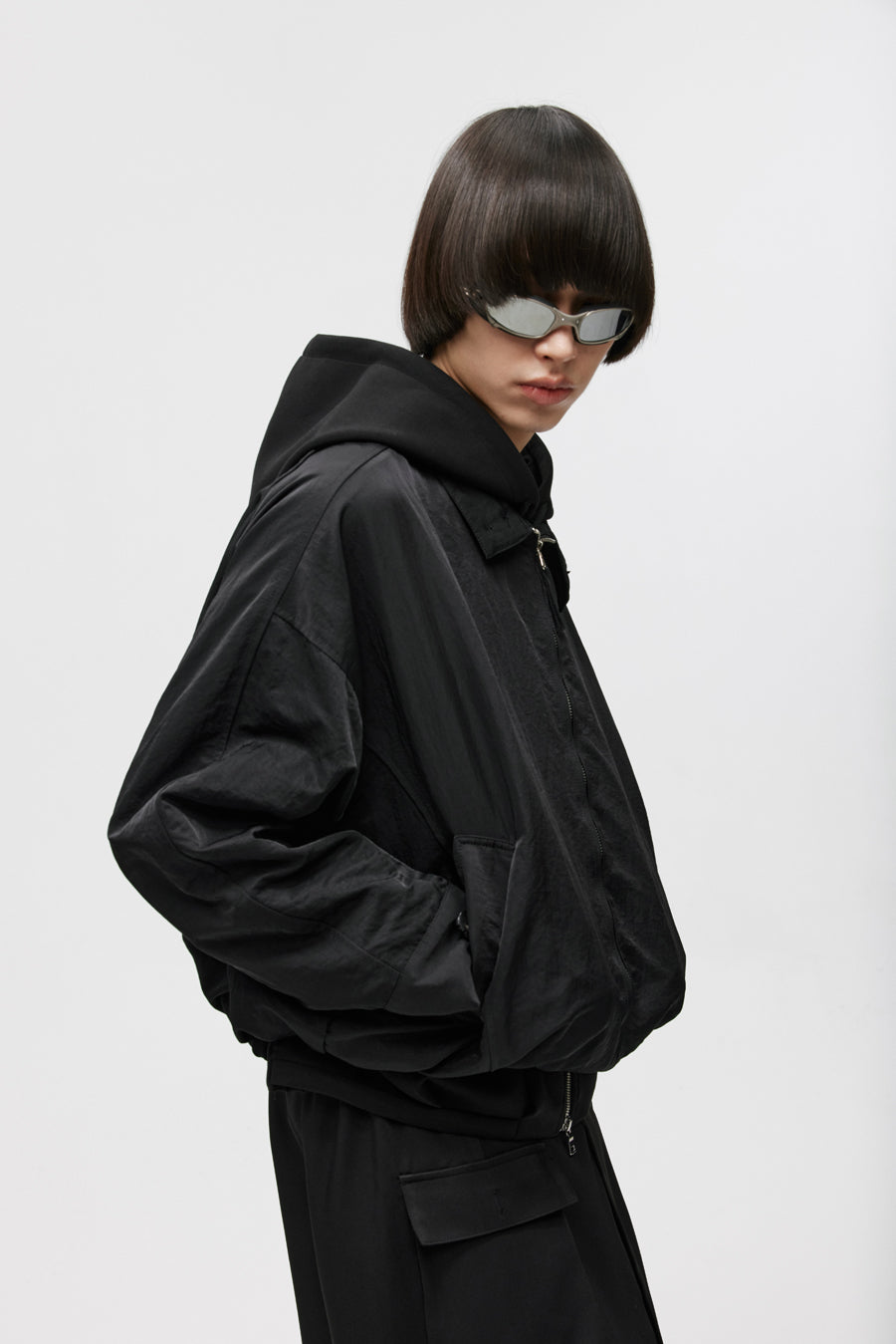 Nylon Harrington Jacket