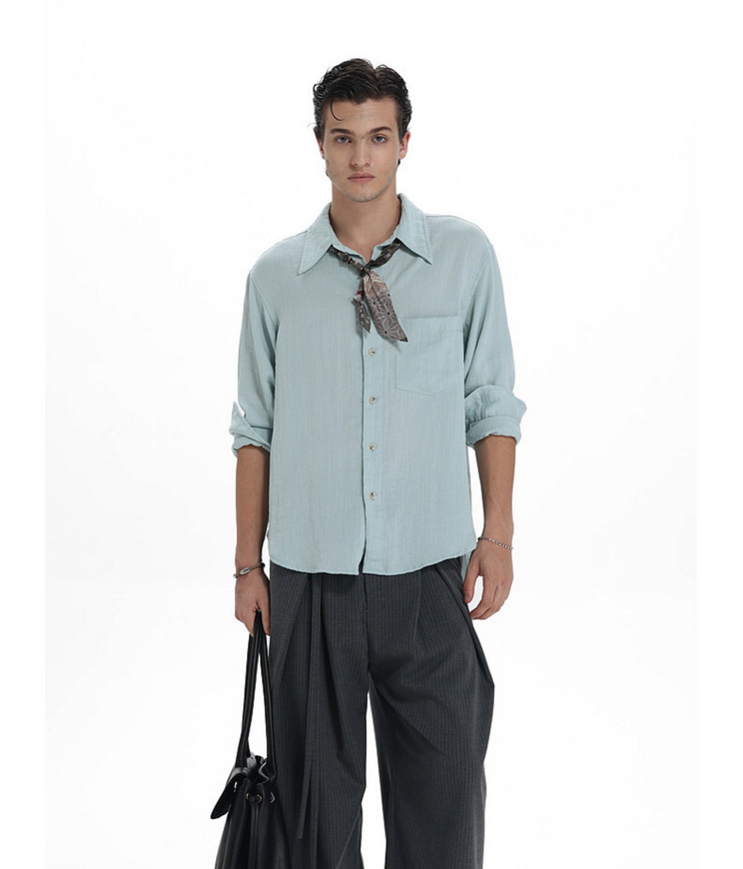 Relaxed Linen-Lyocell Blend Shirt