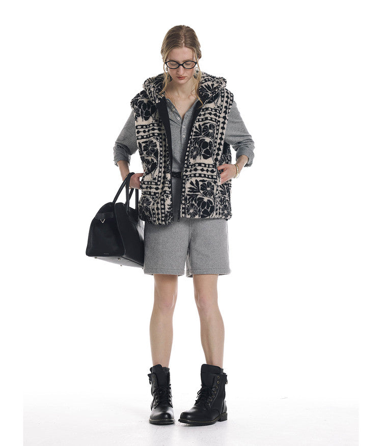 Fleece Hooded Vest