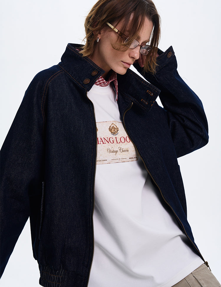 Harrington Denim Jacket