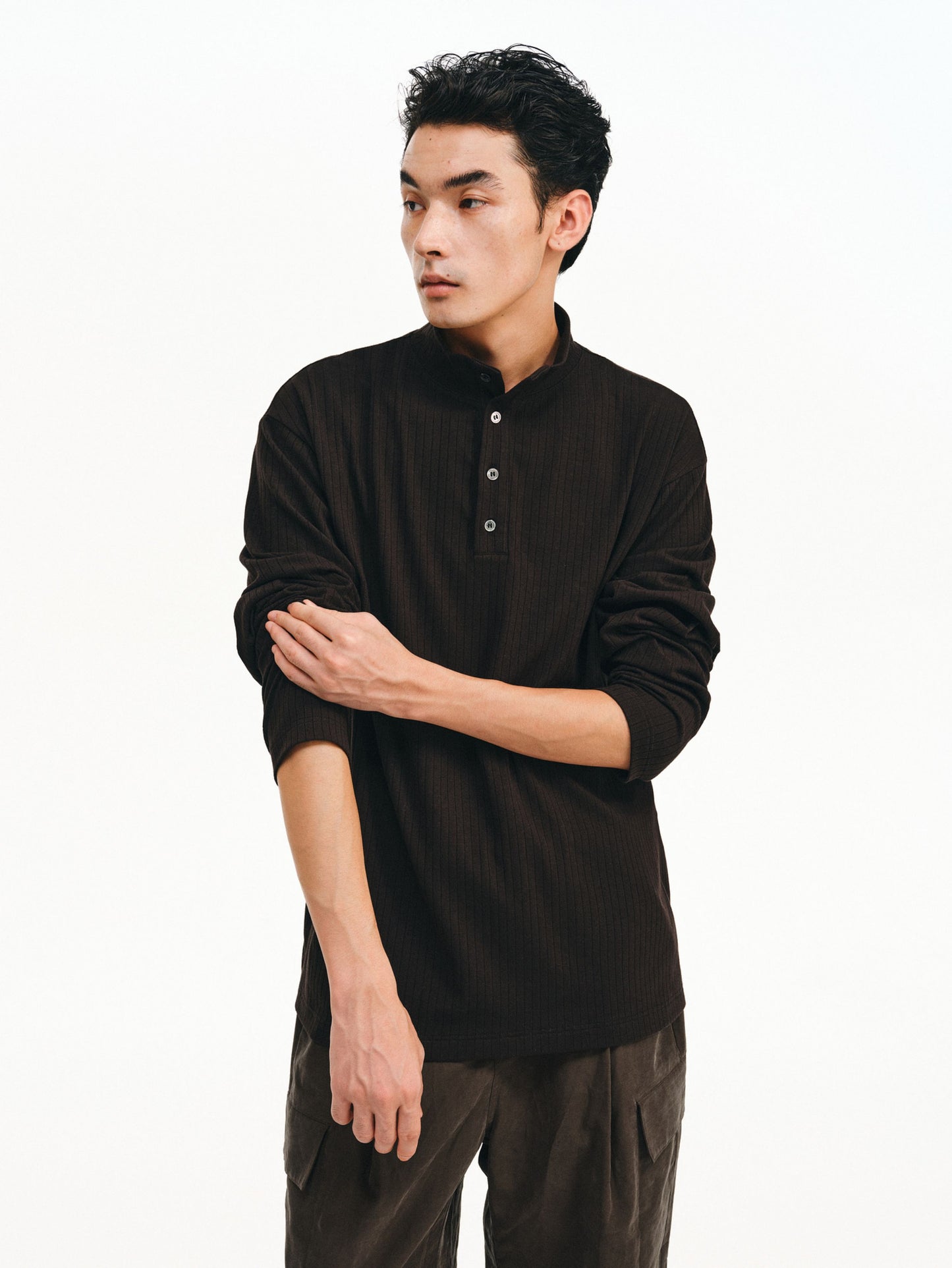 Half-High Collar Shirt