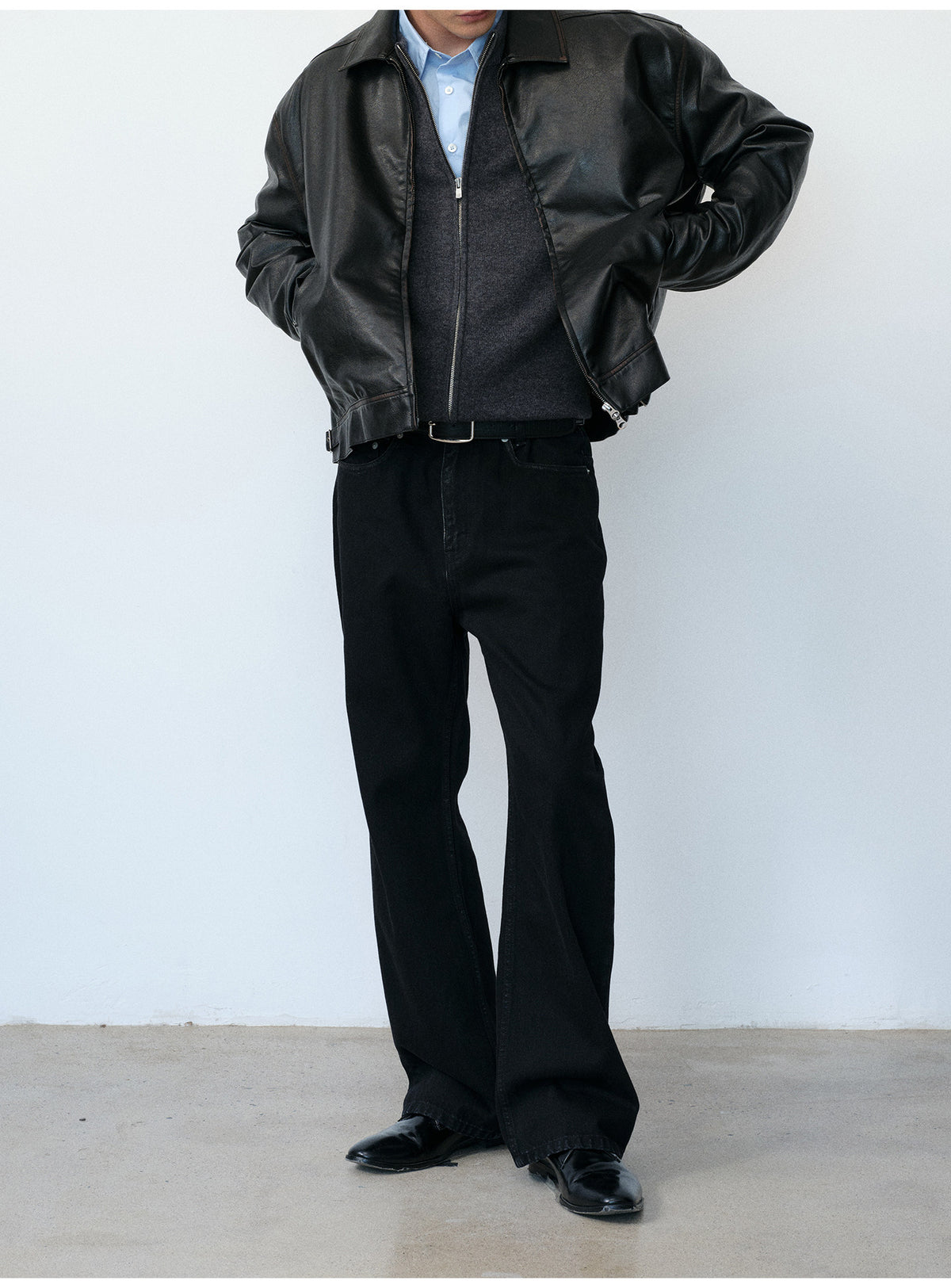 String-Dyed Slim-Fit Jeans
